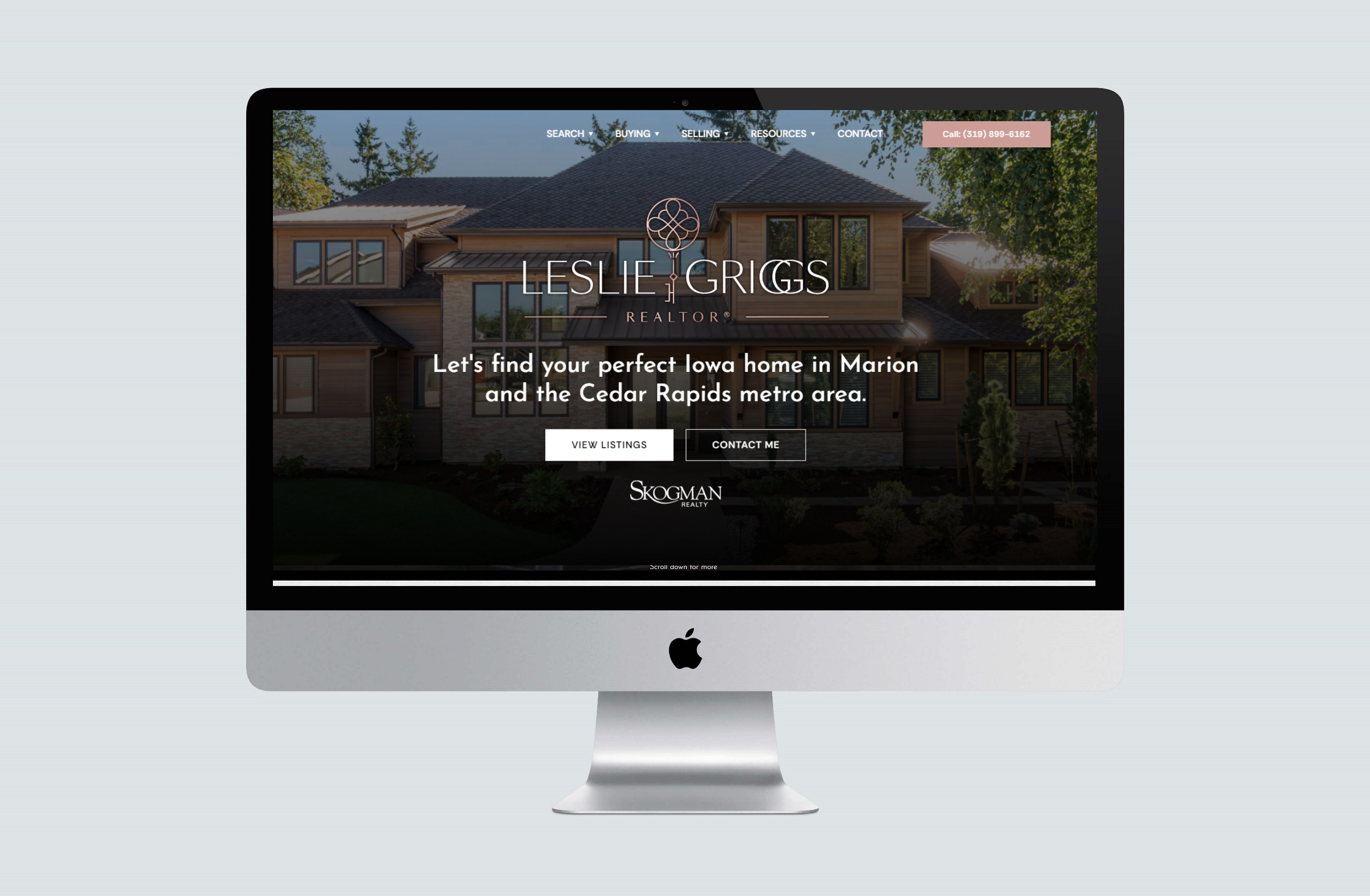 Leslie Griggs real estate website